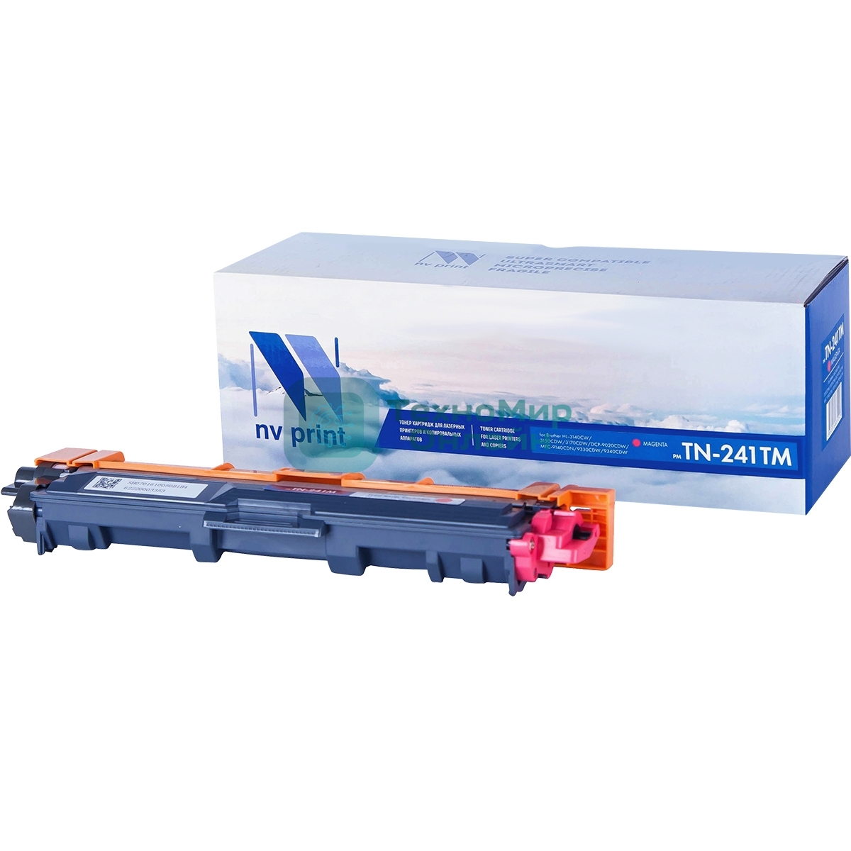 Картридж NVPrint совместимый Brother TN-241T Magenta для HL-3140CW/3150CDW/3170CDW/DCP-9020CDW/MFC-9140CDN/9330CDW/9340CDW (1400k)