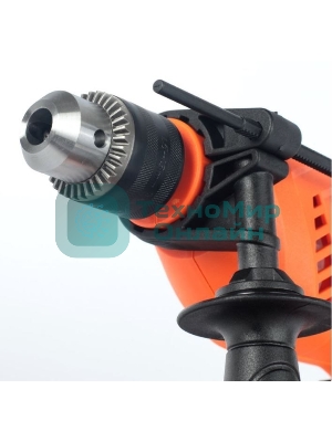 Дрель электрическая ударная PATRIOT FD 750h 120301444 с ударом, мощность 710Вт, макс.диаметр 13мм, глубиномер + дополнительная ручка