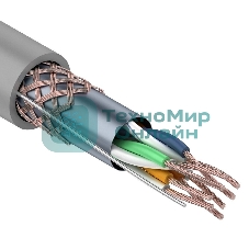 Кабель витая пара Rexant SFTP 4PR 24AWG, cat.5e, STRANDED, бухта 305 м