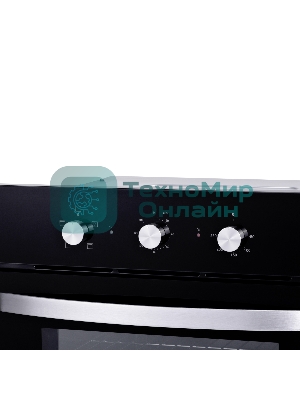 Духовой шкаф электрический Hyundai HEO 6630 BG черный, встраиваемый