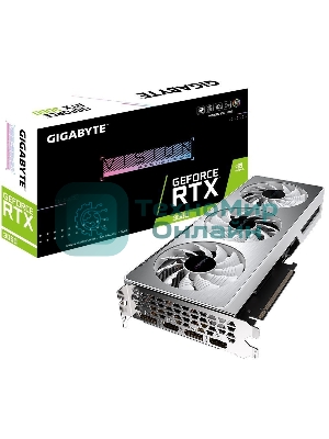 Видеокарта Gigabyte N3060VISIONOC-12GD LHR PCIE16 12288Mb 192 GDDR6 1837/15000 HDMIx2 DPx2 HDCP