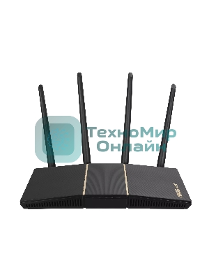 Роутер беспроводной Asus RT-AX57 AX3000 10/100/1000BASE-TX черный