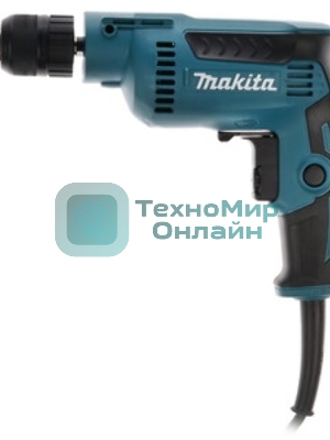 Дрель-шуруповерт Makita DP2011, 370 Вт, 28 Нм, щеточный