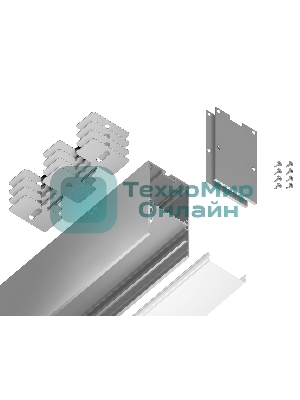 Алюминиевый профиль Ambrella light GP3000AL серебро 2000*35*67