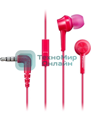 Проводные наушники Panasonic RP-TCM115GCP розовый, внутриканальные, Jack 3.5 мм