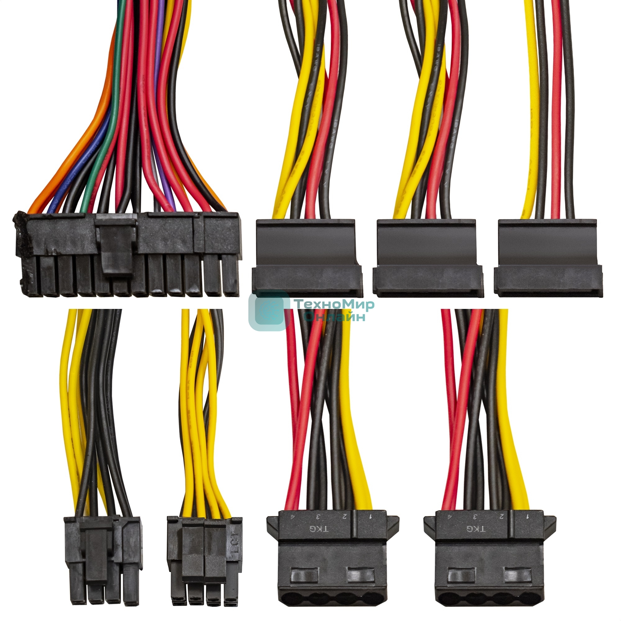 Блок питания ExeGate TPS450 (EX292228RUS), 450Вт, 80мм, черный