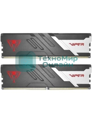 Оперативная память Patriot Viper Venom, DDR5, 64GB (2x32GB), 5200MHz, CL40, DIMM, с радиаторами, черный