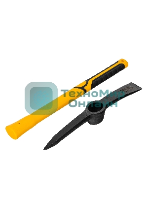 Кирка Denzel 700 г, фибергласовая обрезиненная рукоятка 385 мм