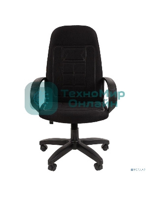 Кресло Chairman 727 черный, ткань, 120 кг