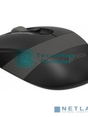Мышь беспроводная A4Tech Fstyler FG10 черный/серый, 2000 dpi, радиоканал, USB, кнопки - 4