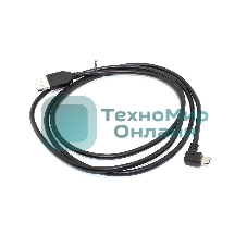 Кабель USB Type A на Mini USB угол вправо 1,5 м