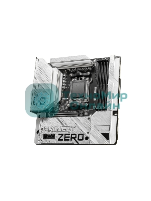 Материнская плата MSI B650M PROJECT ZERO, AM5, AMD B650, 4xDDR5, 4xSATA, 2xM.2, 1xPCIe 4.0 x16, 1xPCIe x1, 1xDP, 1xHDMI, 1x 2.5Gb LAN, 2xUSB-A 2.0, 2xUSB 3.2 Gen 1, 3xUSB 3.2 Gen 2, 3x3.5 мм, 7.1, mATX