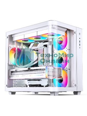 Компьютерный корпус без блока питания Корпус JONSBO TK-3 White ATX без БП, mini-ITX, micro-ATX, белый