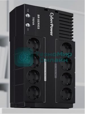 Источник бесперебойного питания Cyberpower BR700EA Line-Interactive 700VA/420W USB/RJ11/45 (4+4 EURO)