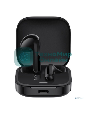 Наушники TWS Redmi Buds 6 Active черный, вкладыши, Bluetooth, до 6 ч