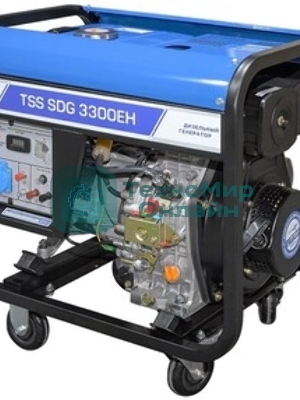 Электрогенератор дизельный ТСС SDG 3300EH, 3.3 кВт, 85 дБ, 78 кг