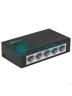 Коммутатор Dahua DH-PFS3005-5ET, 5×100 Мбит/с, неуправляемый