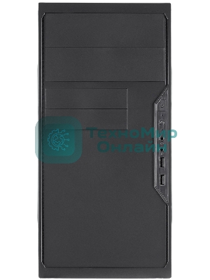 Компьютерный корпус с блоком питания 450Вт. Case Foxline FL-733, mATX, 2x5.25EXT, 2x3.5EXT, 5x3.5INT, 2xUSB 2.0, HDA, w/o FAN, w/450W ATX PSU, w/1.2m EU pwr cord