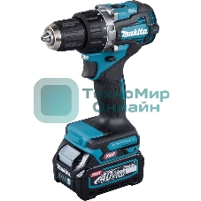 Дрель-шуруповерт Makita DF002GD201, 40 В, 2,5 Ач, 64 Нм, бесщеточный