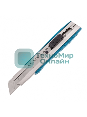 Нож Gross 195 мм, метал. корпус, выдв. сегм. лезвие 25 мм (SK-5), метал. напр-щая, клипса для ремня