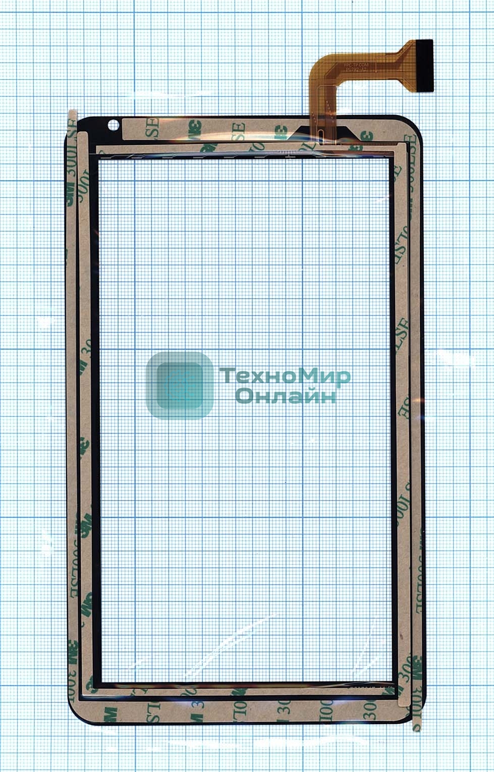 Сенсорное стекло (тачскрин) DEXP Ursus L370i черное