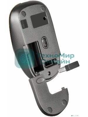 Мышь беспроводная Defender Wave MM-995 бронзовый, 1600 dpi, радиоканал, USB, кнопки - 4