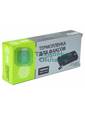 Термопленка Cactus CS-TTRP136 (2x100м) для факсов Panasonic (KXF-A136) FP10х/121/128/141/195/2хх/300
