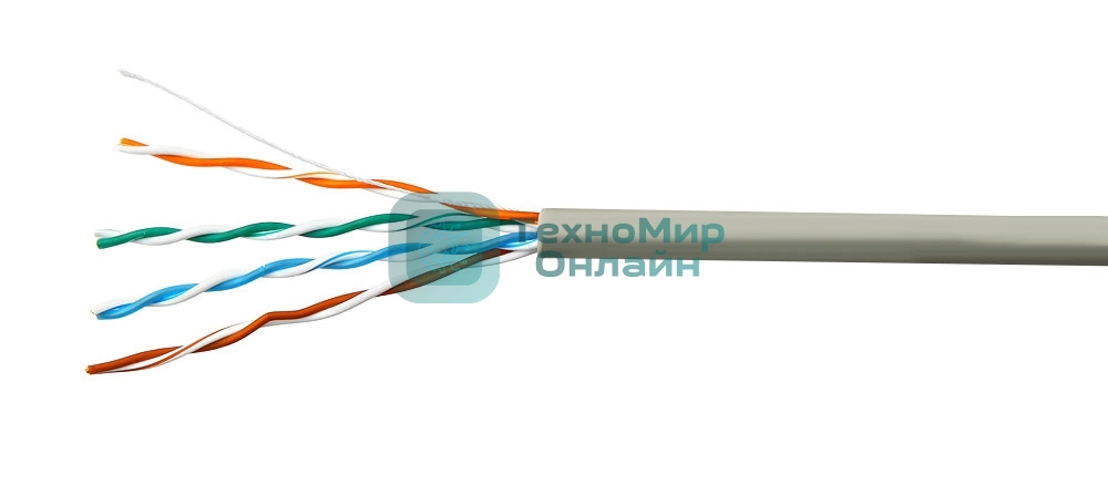 Кабель SkyNet (N) Standart CSS-UTP-4-CU-N, UTP indoor 4x2x0,48, медный, FLUKE TEST, кат.5e, однож., 305 м, box, серый