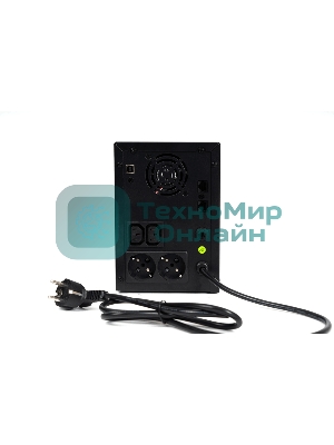 Источник бесперебойного питания SKAT-UPS 3000/1800 1800 Вт, с АКБ 9 А·ч 4 шт, меандр. стабилизация напряжения