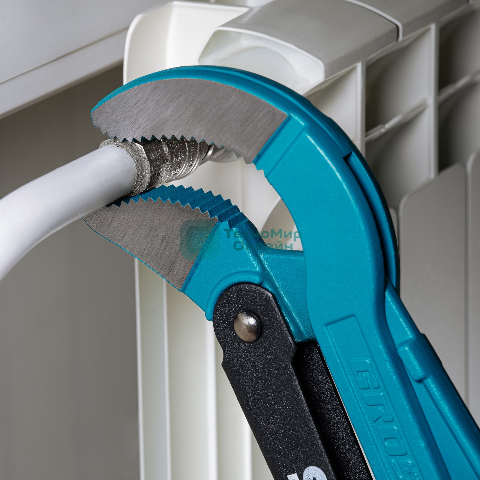 Ключ Gross 15616 трубный рычажный №4 3'' цельнокованый crv тип - ''s''