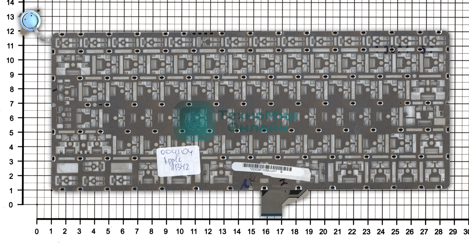 Клавиатура для ноутбука MacBook A1342 белый 13,3