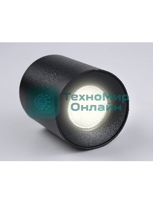 Светильник Ambrella light TN213137 BK черный GU10 max 12W D80*100