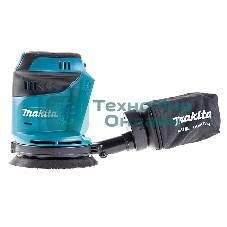 Эксцентриковая шлифовальная машина Makita DBO180Z 18В LiIon ф125мм 7000/9500/11000об/мин ампл.2.8мм 1.7кг