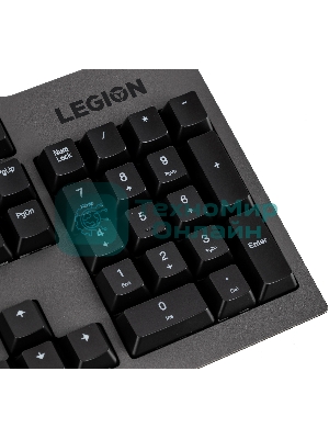 Клавиатура Lenovo Legion K500 RGB Mechanical проводная, USB Type-A, серый