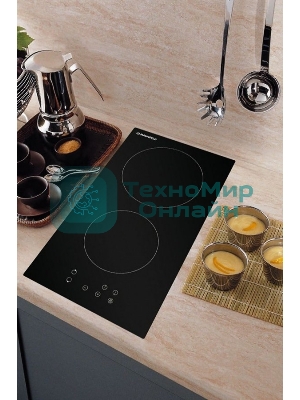 Варочная панель Maunfeld EVCE.292-BK ДОМИНО, ЧЕРНОЕ стекло