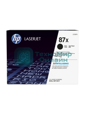 Тонер Картридж HP 87X CF287X черный для HP LJ Ent M506/M527 (18000стр.)