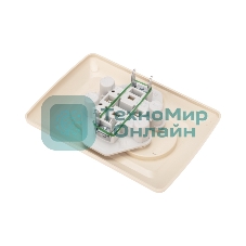 Розетка Kranz 2-ая DEA керамика б/з с/у 10А бежевый (1/10/120)