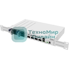 Коммутатор Mikrotik CRS504-4XQ-IN, 1x10Base-T/100Base-TX, 4xQSFP28, Switching capacity 800 Gbps