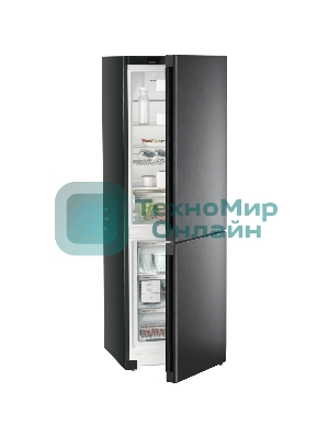 Холодильник Liebherr CNBDB 5223-22 001 черная нержавеющая сталь двухкамерный 225/94л морозилка снизу, No Frost