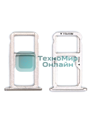 Лоток для SIM-карты Huawei GR5 2017 золотой