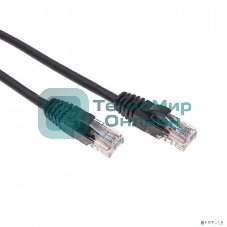 Патч-корд U/UTP Rexant cat.6, RJ45-RJ45, неэкранированный, 26AWG, LSZH, черный, 5 м