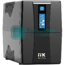 Источник бесперебойного питания ITK Electra EET-1000VA-1-002-S 600Вт 1000ВА черный