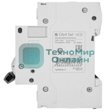 Выключатель автоматический модульный 2п C 40А 4.5кА City9 Set 230В SE C9F34240