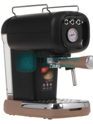 Кофеварка эспрессо BQ CM2004 черный, исп. кофе - молотый, 0.6 л, 1100 Вт, 20 бар