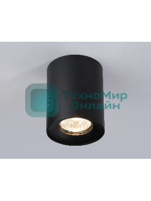 Светильник Ambrella light TN213137 BK черный GU10 max 12W D80*100