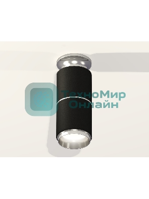Светильник Ambrella Light XS6302221 SBK/PSL черный песок/серебро полированное MR16 GU5.3 (N6903, C6302, A2060, N6122)