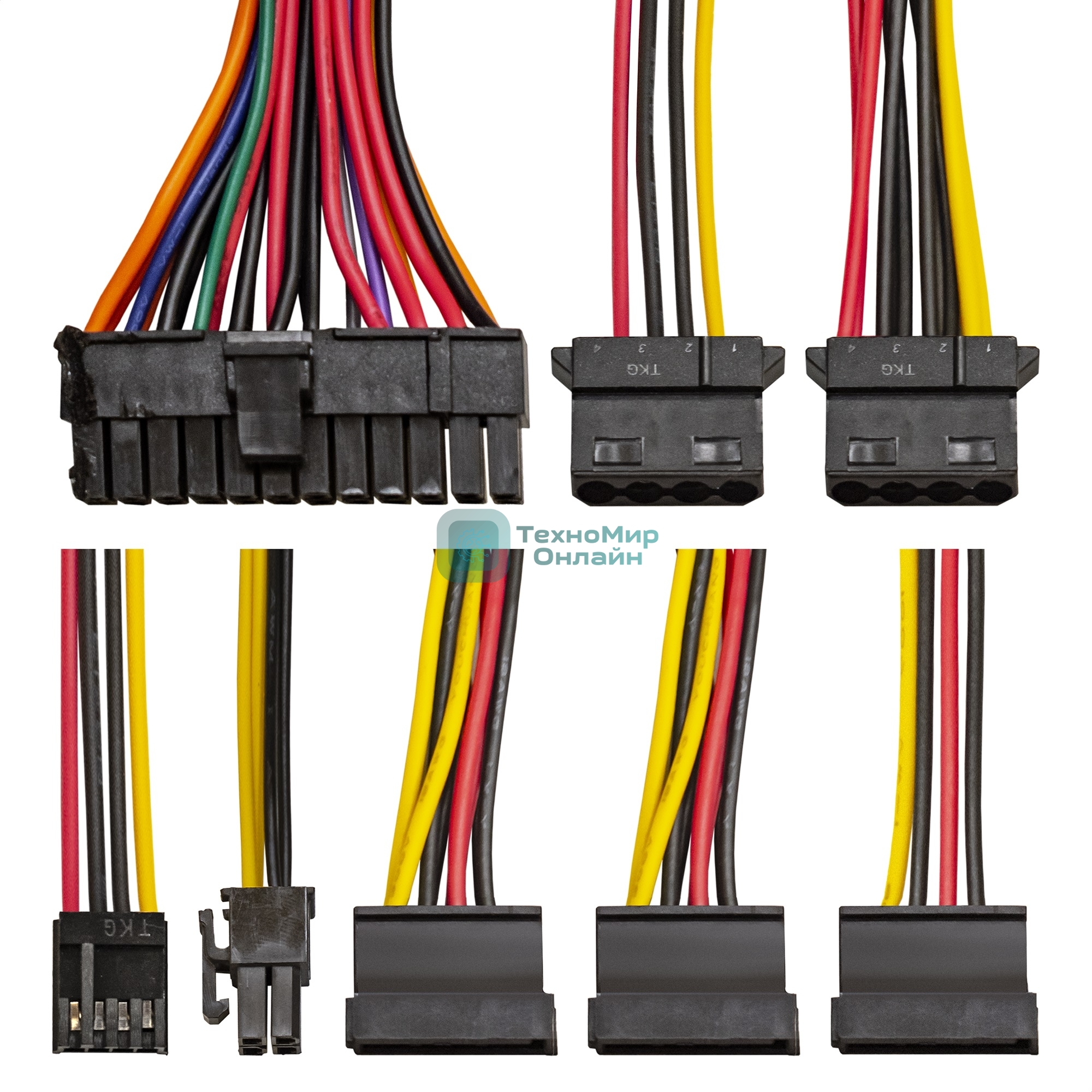 Блок питания ExeGate M500 (EX292236RUS), 80мм, черный