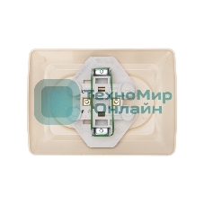 Розетка Kranz 2-ая DEA керамика б/з с/у 10А бежевый (1/10/120)