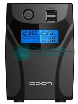 Источник бесперебойного питания Ippon Back Power Pro II Euro 650 360Вт 650ВА черный