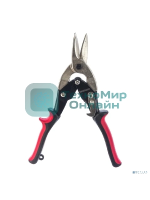 Ножницы по металлу левые Rexant 260 мм никелированные, двухкомпонентные рукоятки